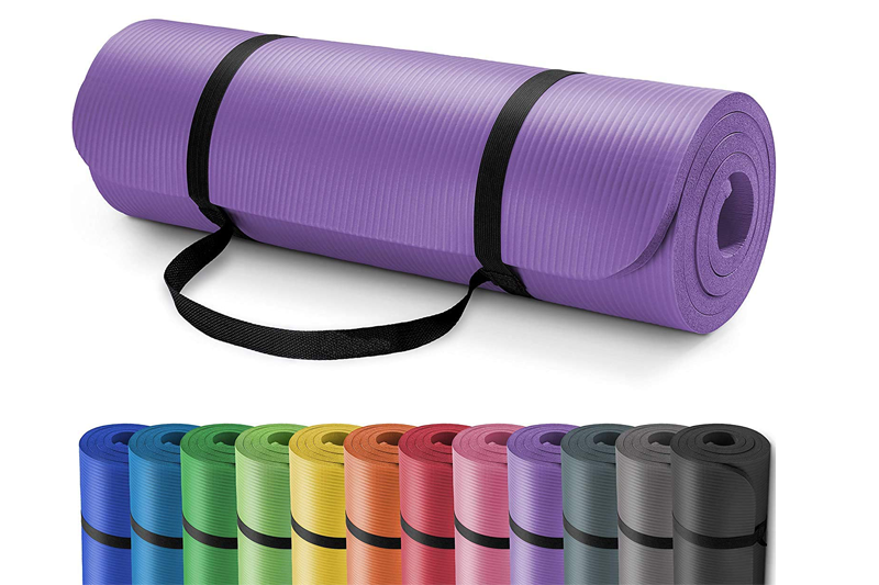 Large Purple NBR Yoga Mat
   