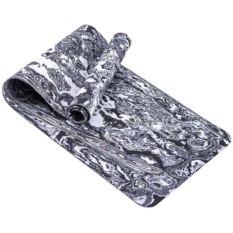 Estera de yoga de TPE de camuflaje