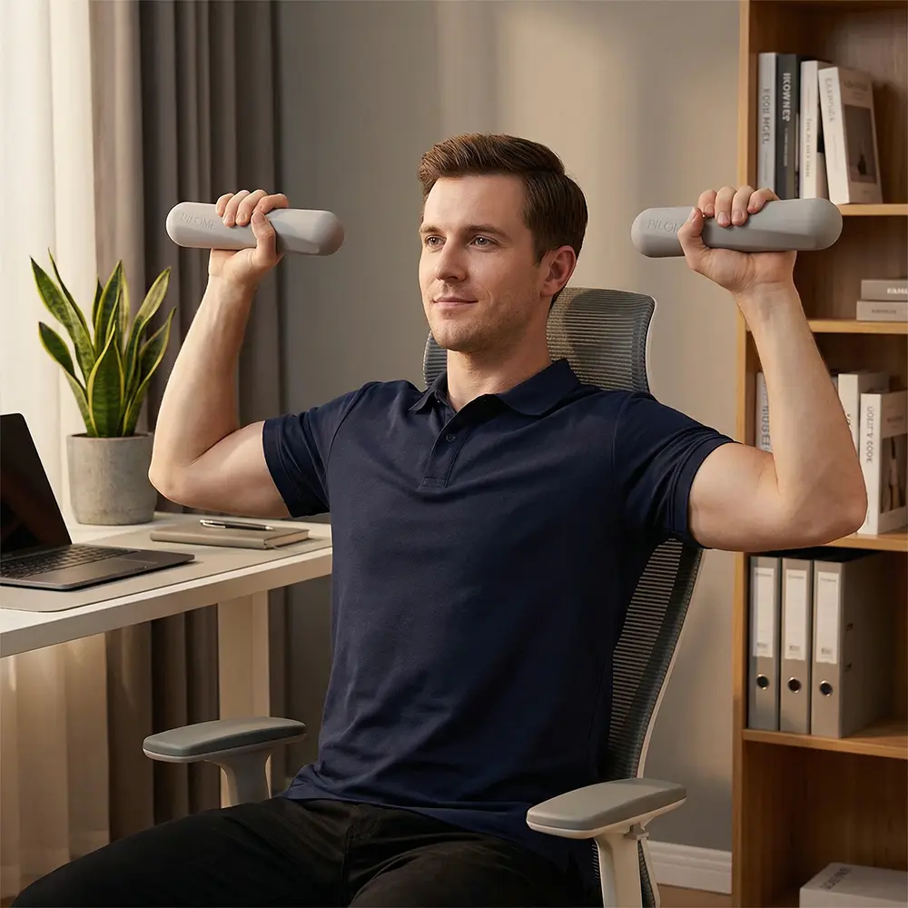 Silicone Twill-design Dumbbells