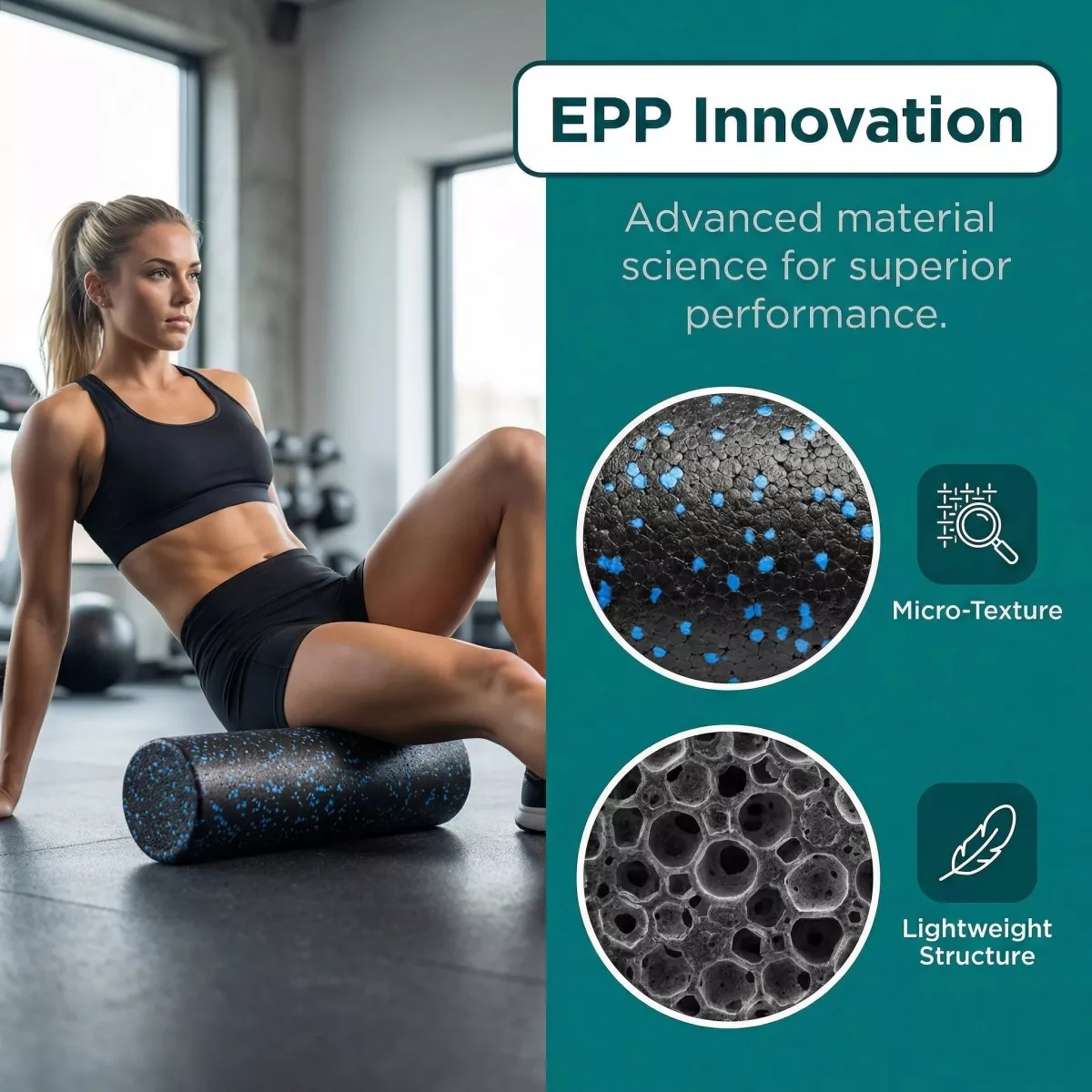 Color Dots EPP Yoga Roller