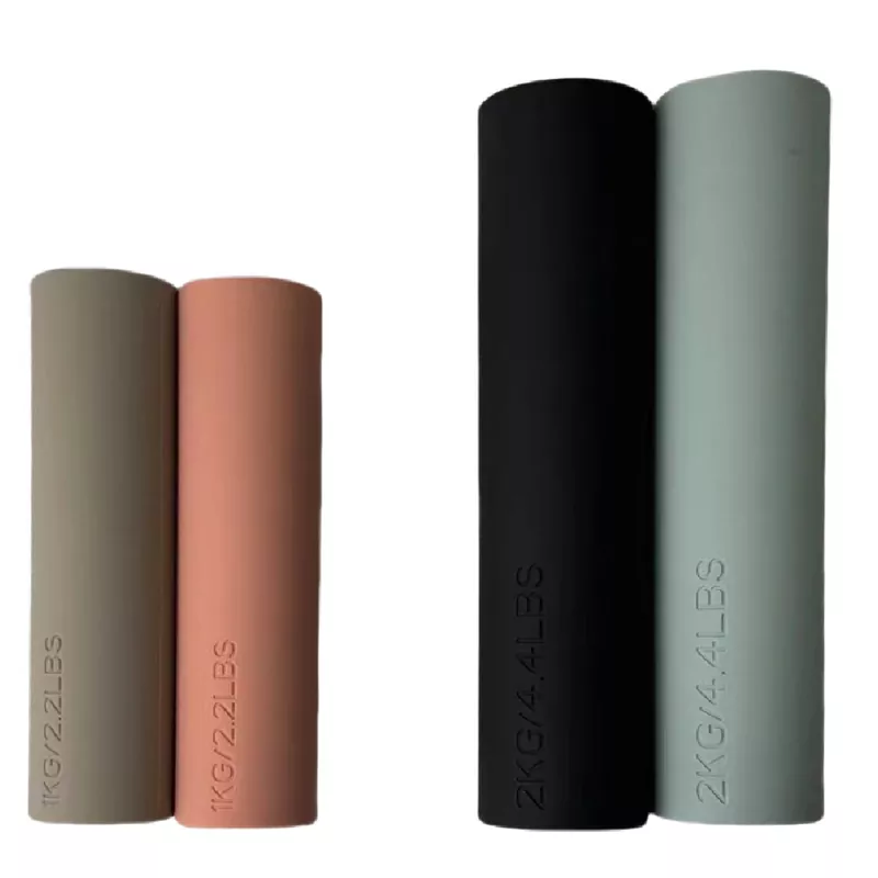 Mancuernas de silicona con parte superior plana