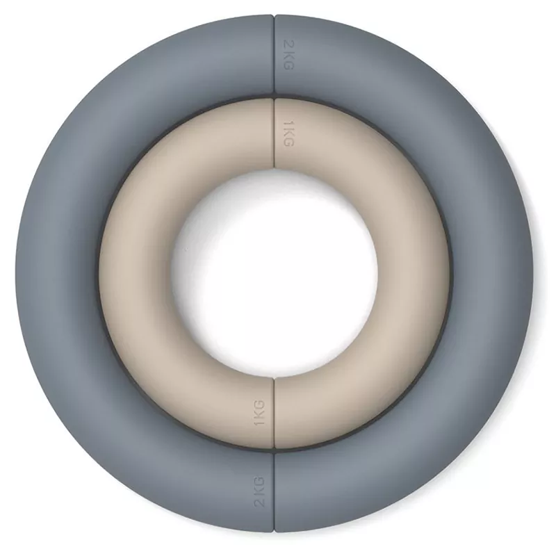 Mancuernas semicirculares de silicona