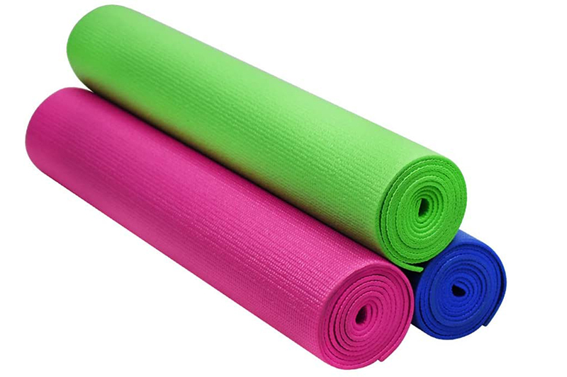 Colchoneta de yoga de PVC impresa en color con correa