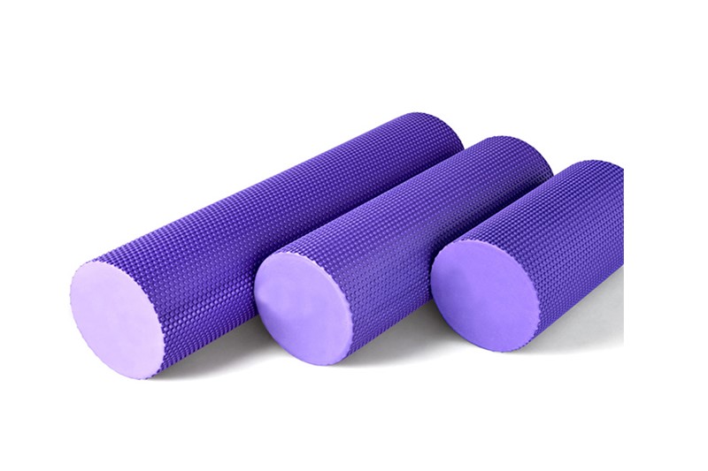 Rodillo de espuma de yoga Eva personalizado para masaje redondo suave para gimnasio y ejercicio físico